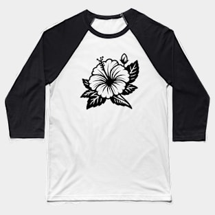 Hibiscus Baseball T-Shirt